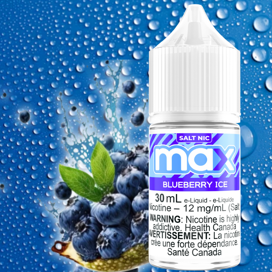 Max E-Liquid - Blueberry Ice Salt - Airdrie Vape SuperStore Alberta Canada