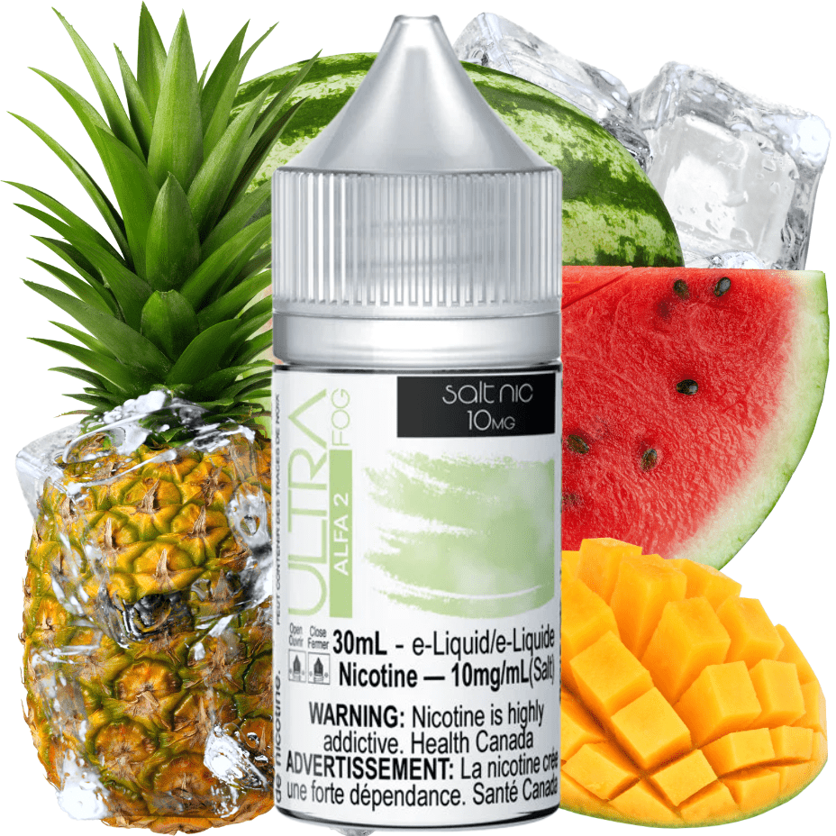 Alfa 2 Salts by Ultra Fog E-Liquid 30ml / 10mg Airdrie Vape SuperStore and Bong Shop Alberta Canada