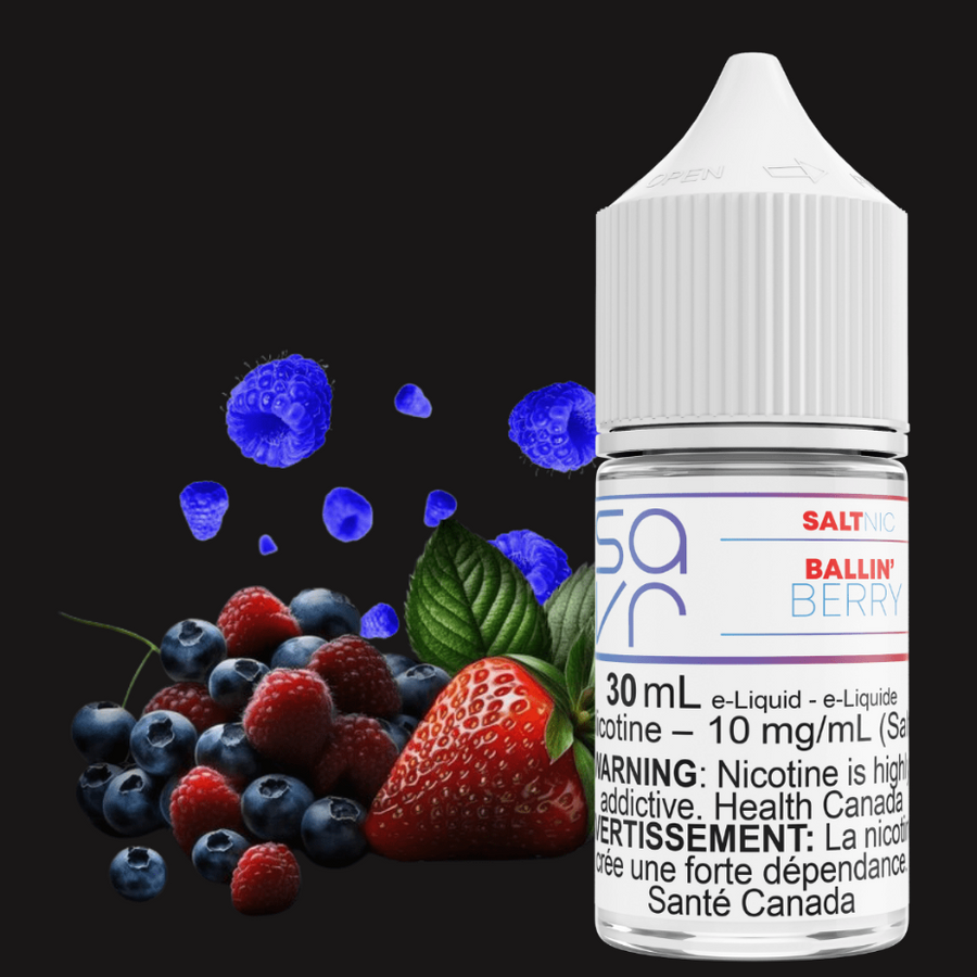 Ballin' Berry Salt by Savr E-liquid 10mg Airdrie Vape SuperStore and Bong Shop Alberta Canada