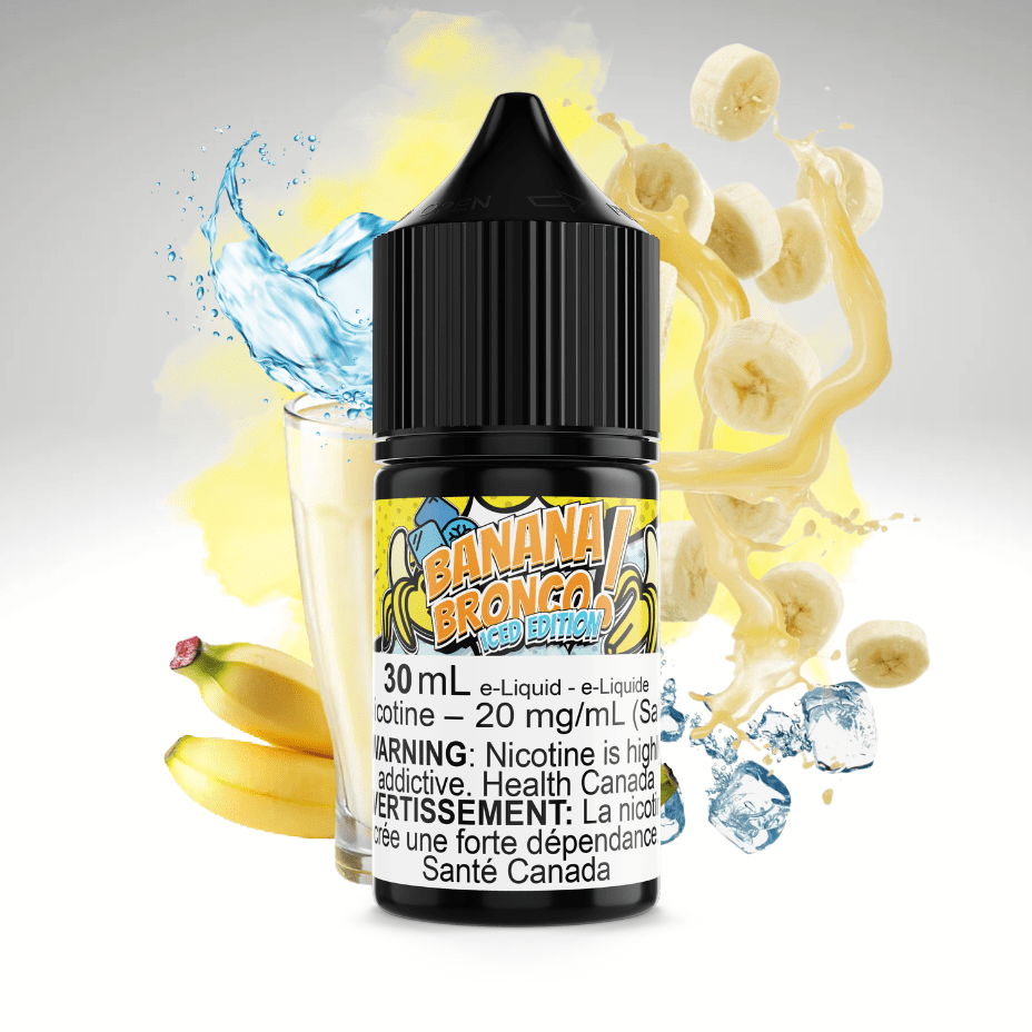 Banana Bronco Iced Salt by Maverick E-Liquid Airdrie Vape SuperStore and Bong Shop Alberta Canada