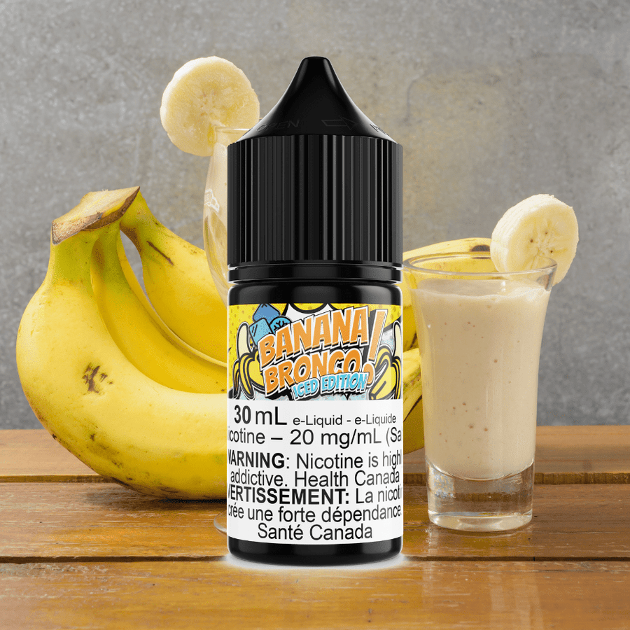 Banana Bronco Iced Salt by Maverick E-Liquid Airdrie Vape SuperStore and Bong Shop Alberta Canada