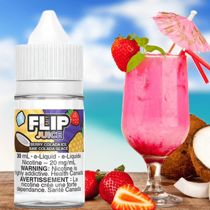 Berry Colada Ice Salt by Flip Juice 30ml / 12mg Airdrie Vape SuperStore and Bong Shop Alberta Canada