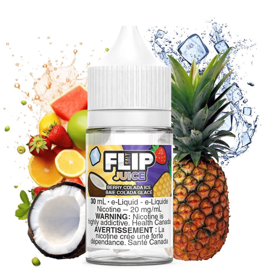 Berry Colada Ice Salt by Flip Juice Airdrie Vape SuperStore and Bong Shop Alberta Canada