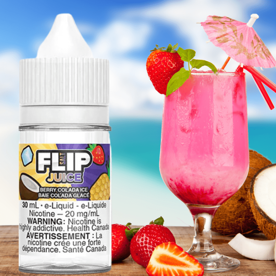 Berry Colada Ice Salt by Flip Juice Airdrie Vape SuperStore and Bong Shop Alberta Canada