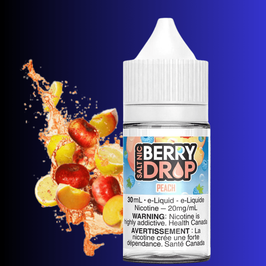 Berry Drop E-Liquid-Peach Salt 12mg / 30ml Airdrie Vape SuperStore and Bong Shop Alberta Canada