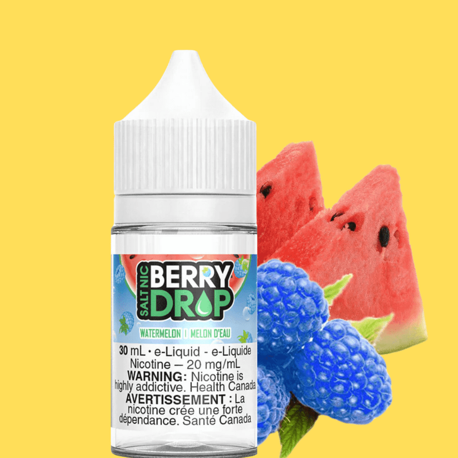 Berry Drop E-Liquid-Watermelon Salt 30ml / 12mg Airdrie Vape SuperStore and Bong Shop Alberta Canada