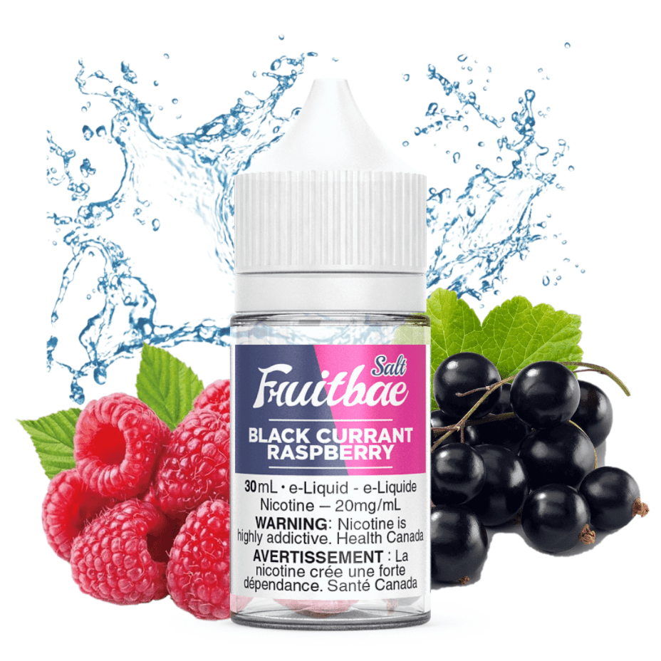 Black Currant Raspberry Salts by Fruitbae E-Liquid Airdrie Vape SuperStore and Bong Shop Alberta Canada