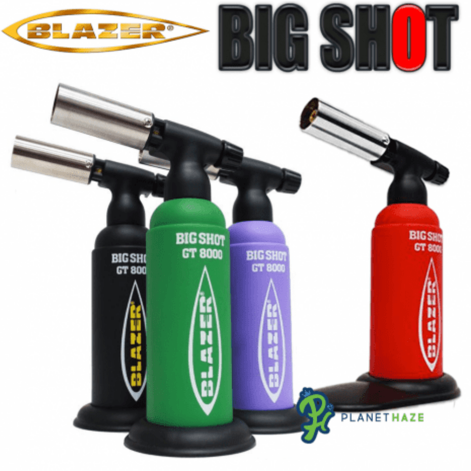 Blazer GT8000 Big Shot Butane Torch Black Airdrie Vape SuperStore and Bong Shop Alberta Canada