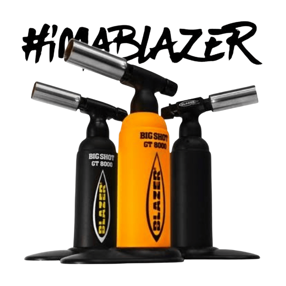 Blazer GT8000 Big Shot Butane Torch Black Airdrie Vape SuperStore and Bong Shop Alberta Canada