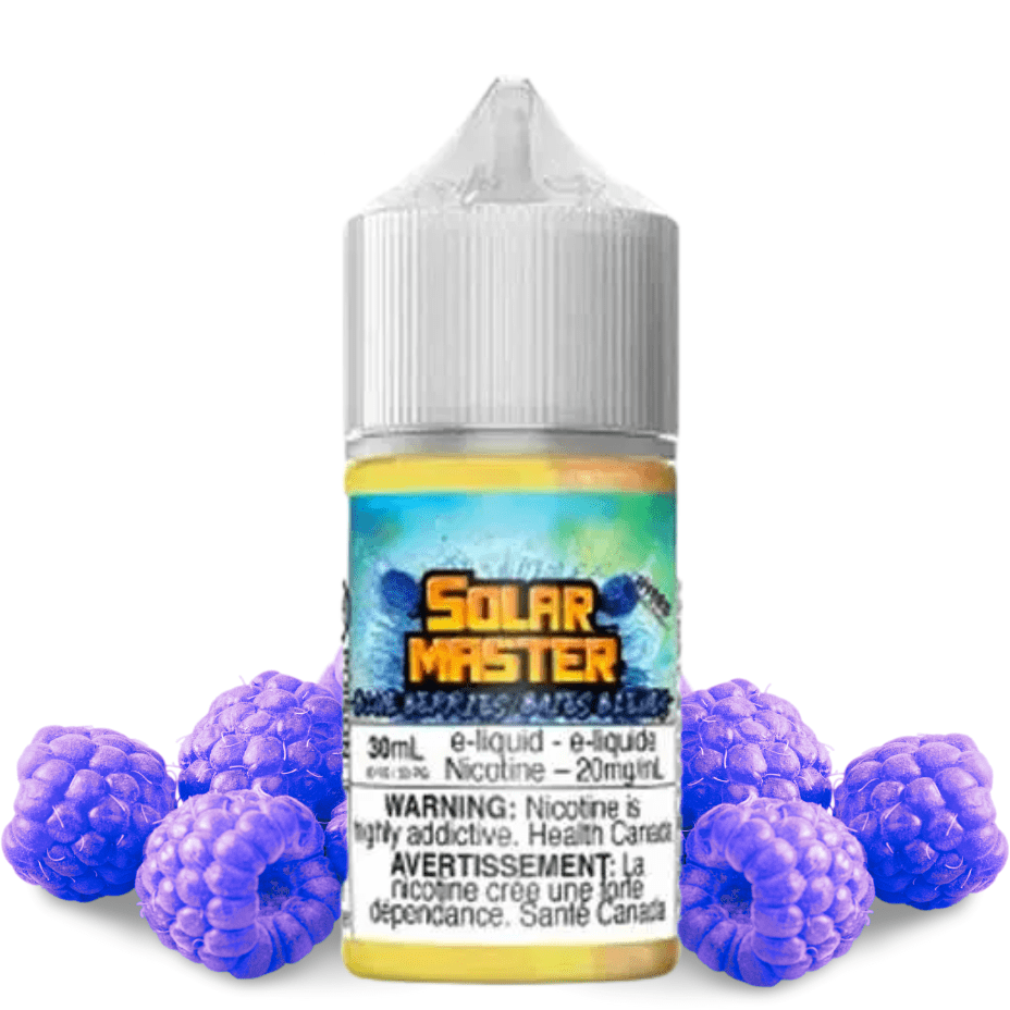 Blue Berries Salt by Solar Master E-Liquid 30mL / 10mg Airdrie Vape SuperStore and Bong Shop Alberta Canada