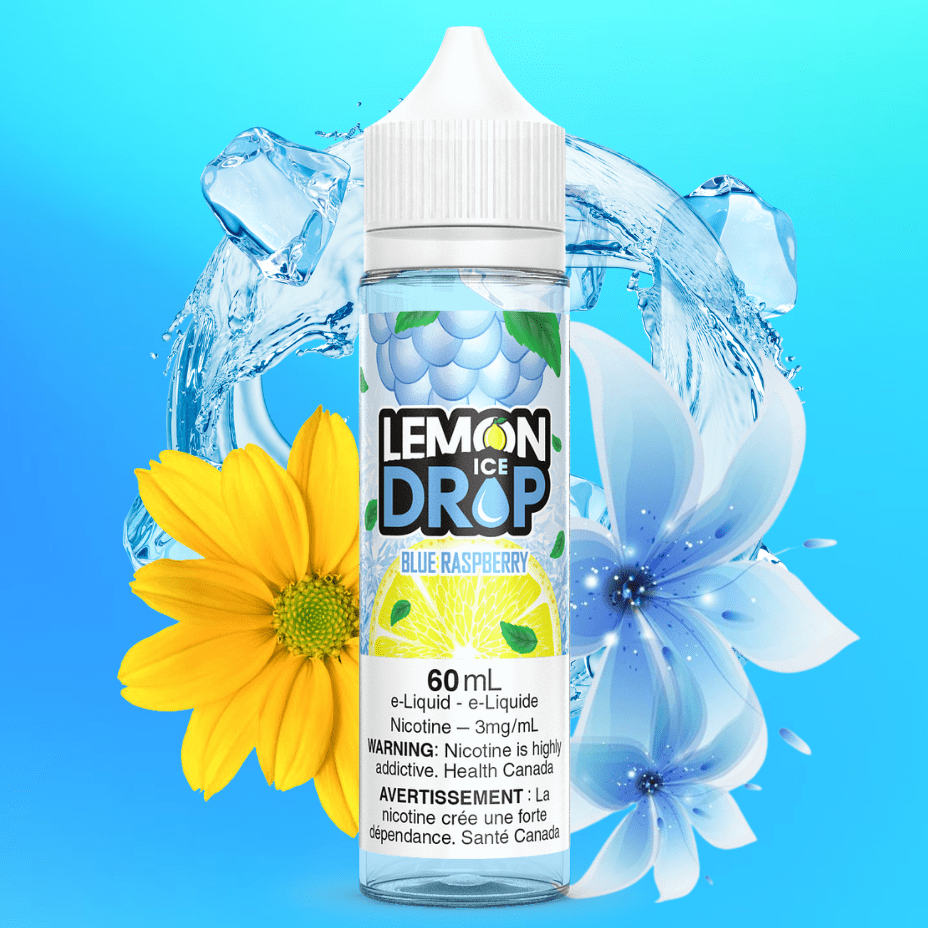 Blue Raspberry Ice by Lemon Drop E-Liquid Airdrie Vape SuperStore and Bong Shop Alberta Canada