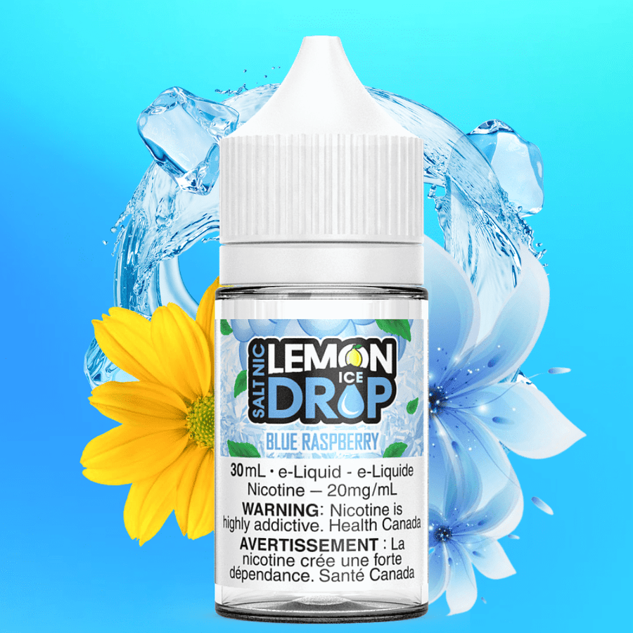 Blue Raspberry Iced Salts by Lemon Drop E-Liquid Airdrie Vape SuperStore and Bong Shop Alberta Canada