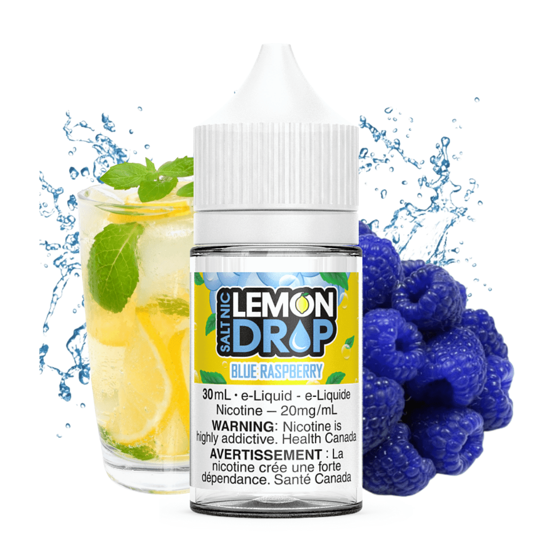 Blue Raspberry Salts by Lemon Drop E-liquid Airdrie Vape SuperStore and Bong Shop Alberta Canada