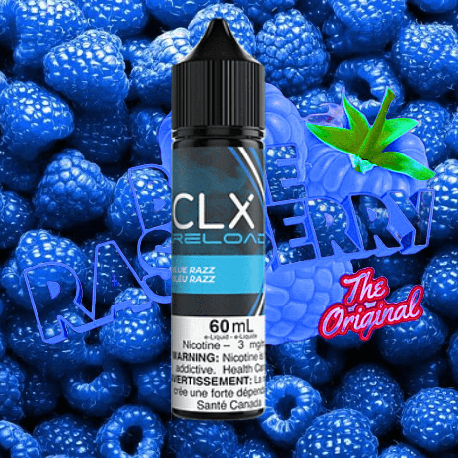 Blue Razz by CLX E-Liquid 60mL / 3mg Airdrie Vape SuperStore and Bong Shop Alberta Canada