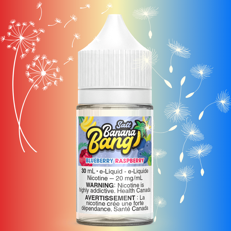 Blueberry Raspberry Salt by Banana Bang E-Liquid Airdrie Vape SuperStore and Bong Shop Alberta Canada