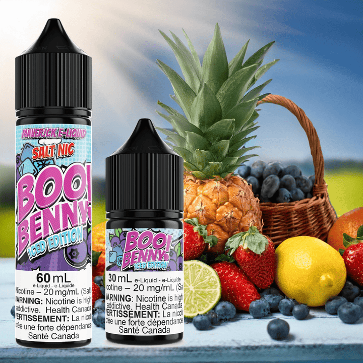 Boo Benny Iced Salt by Maverick E-Liquid Airdrie Vape SuperStore and Bong Shop Alberta Canada