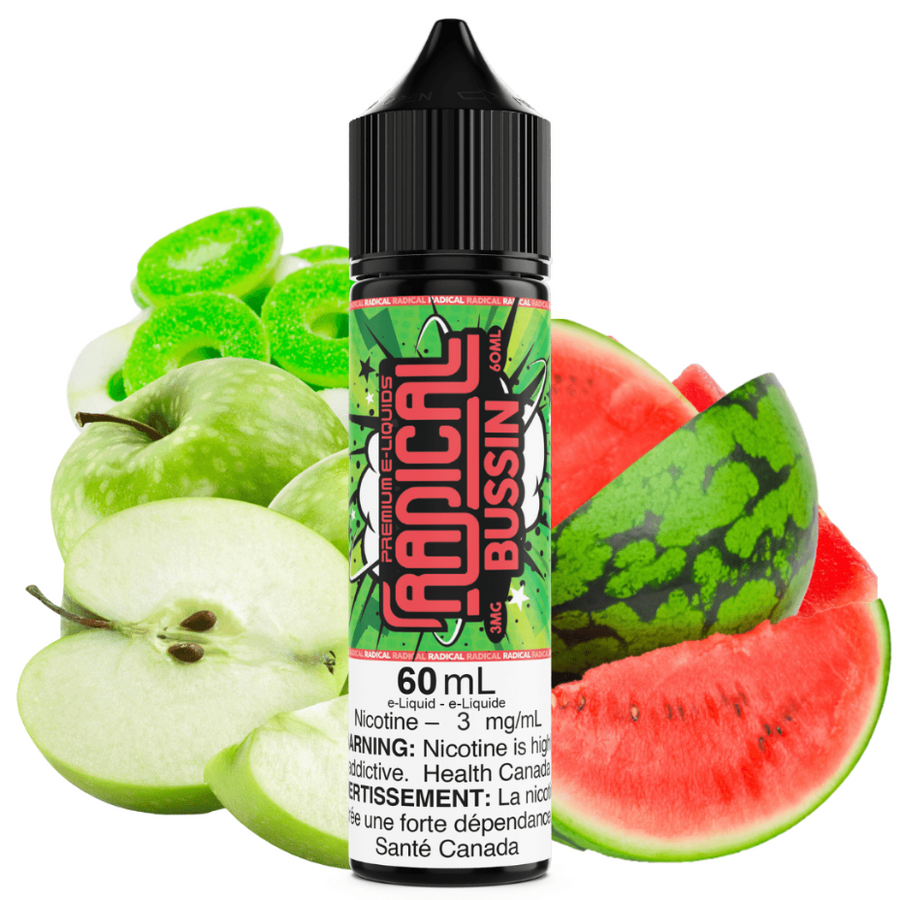 Bussin by Radical E-liquid 60ml / 3mg Airdrie Vape SuperStore and Bong Shop Alberta Canada