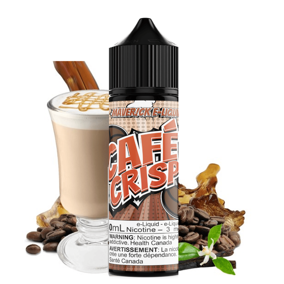 Cafe Crisp by Maverick E-Liquid 60ml / 3mg Airdrie Vape SuperStore and Bong Shop Alberta Canada