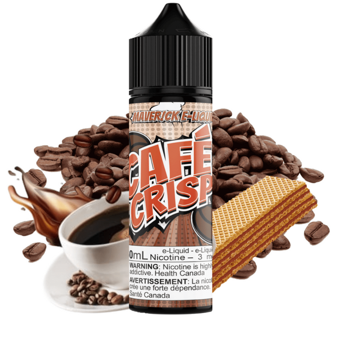 Cafe Crisp by Maverick E-Liquid Airdrie Vape SuperStore and Bong Shop Alberta Canada