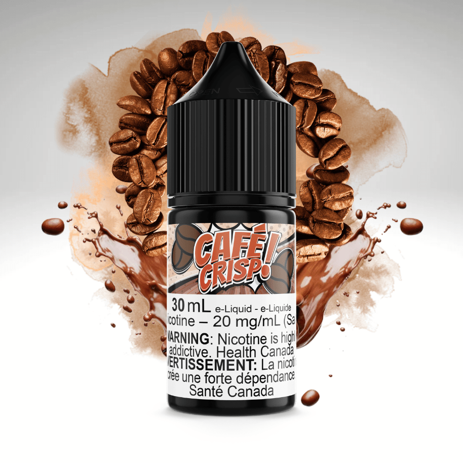 Cafe Crisp Salt by Maverick E-Liquid Airdrie Vape SuperStore and Bong Shop Alberta Canada