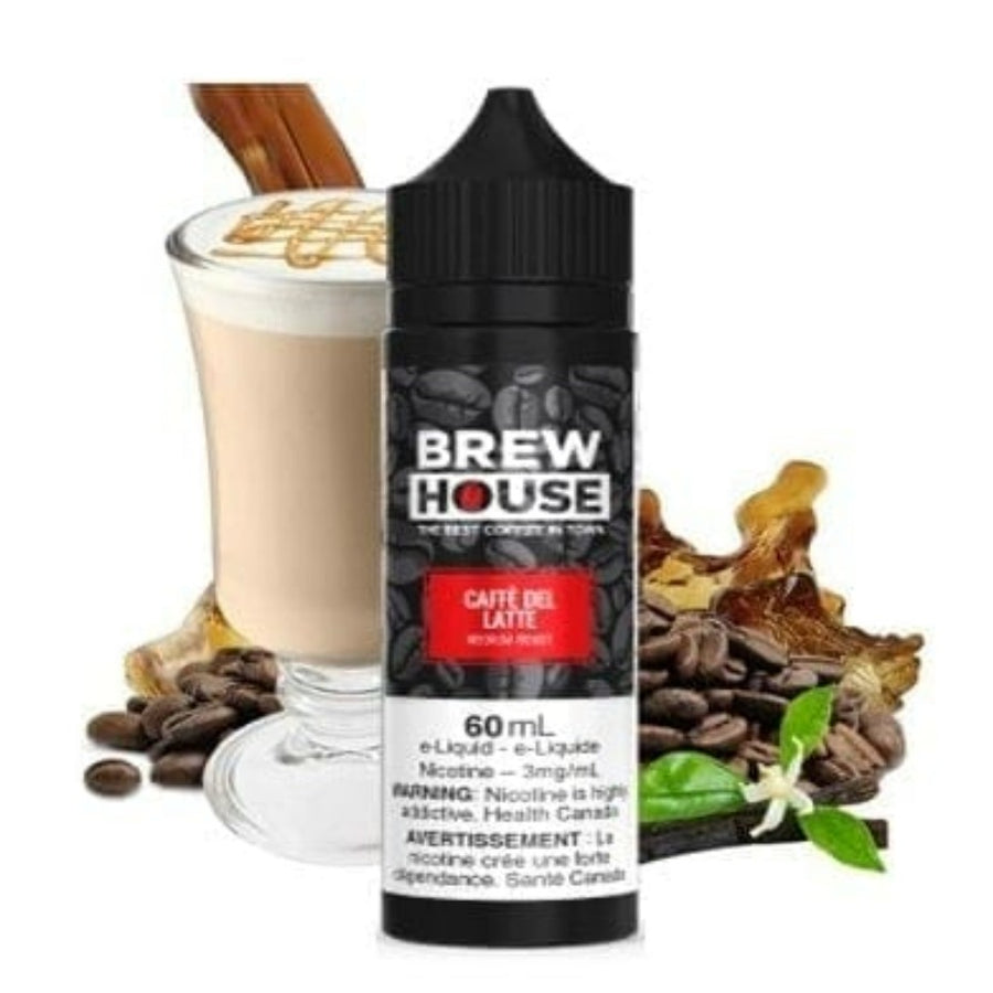 Caffe Del Latte by Brew House E-Liquid 60ml / 3mg Airdrie Vape SuperStore and Bong Shop Alberta Canada