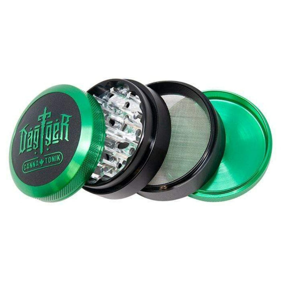 Cannatonik Dagger Aluminium Grinder 63mm Green Airdrie Vape SuperStore and Bong Shop Alberta Canada