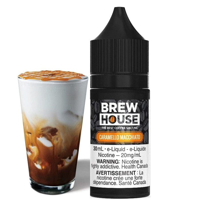 Caramello Macchiato Salt by Brew House E-Liquid 30ml / 20mg Airdrie Vape SuperStore and Bong Shop Alberta Canada