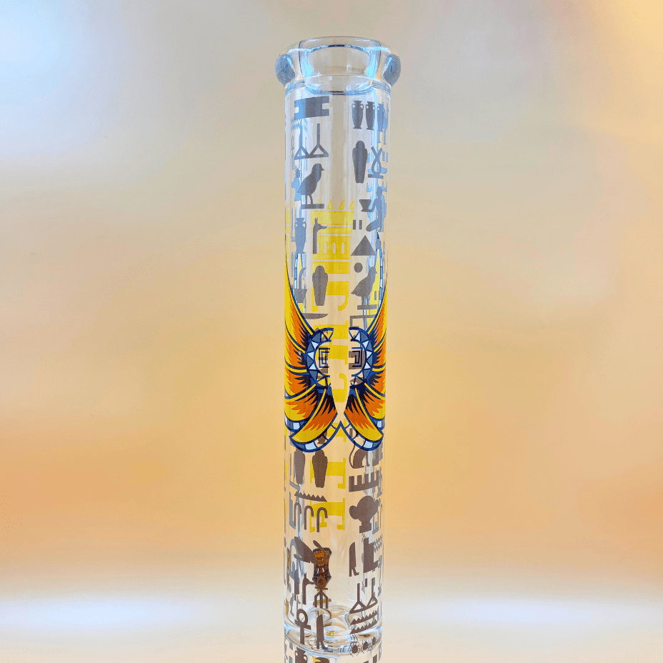 Castle Glassworks 9mm Anubis Beaker 18" Airdrie Vape SuperStore and Bong Shop Alberta Canada