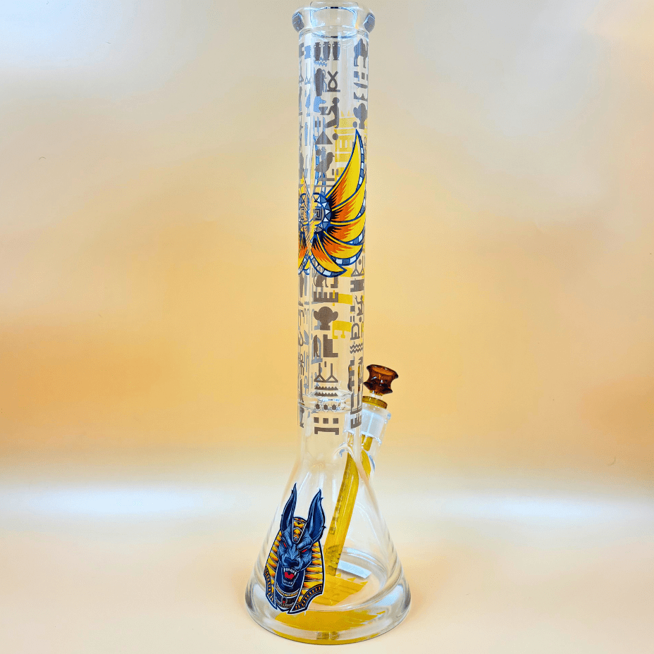 Castle Glassworks 9mm Anubis Beaker 18" Airdrie Vape SuperStore and Bong Shop Alberta Canada