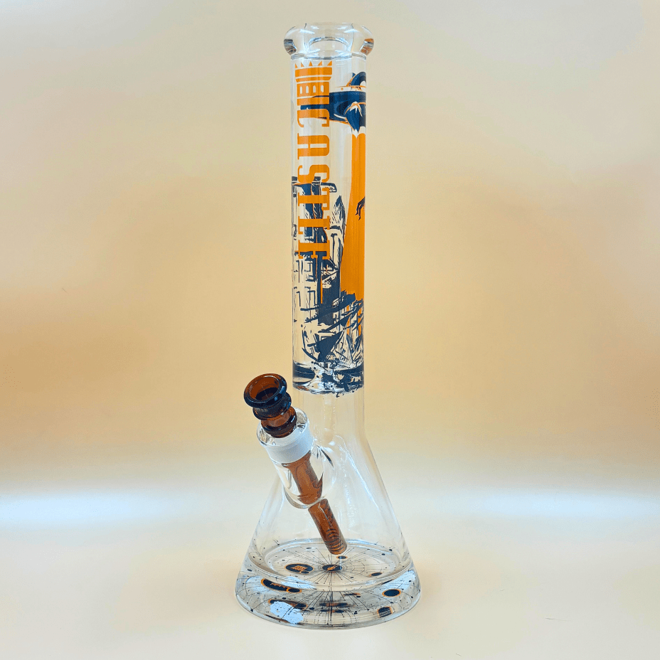 Castle Glassworks 9mm UFO Beaker 16" Airdrie Vape SuperStore and Bong Shop Alberta Canada