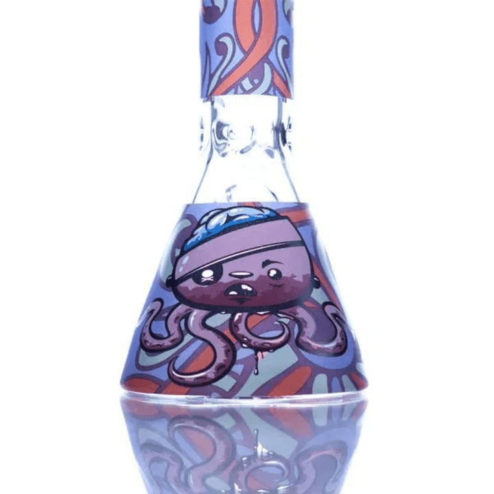 Castle Glassworks Octopus Beaker-16" 16" / 9mm w/12mm base Airdrie Vape SuperStore and Bong Shop Alberta Canada
