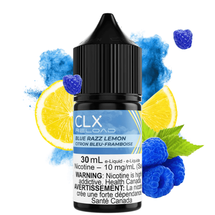 CLX Reload Salt-Blue Razz Lemon 30ml / 10mg Airdrie Vape SuperStore and Bong Shop Alberta Canada