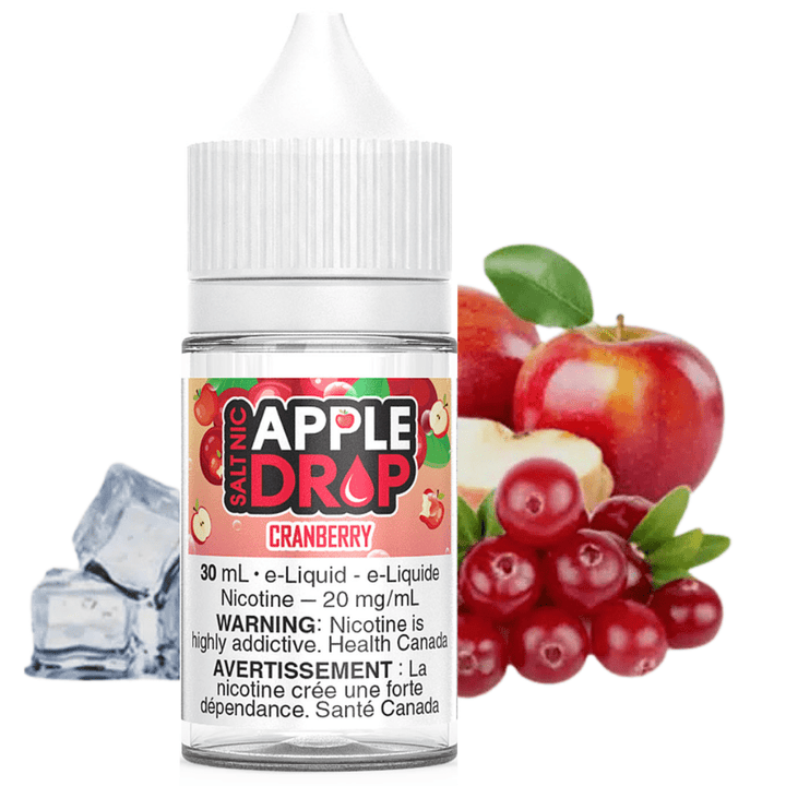 Cranberry Ice Salts by Apple Drop E-Liquid Airdrie Vape SuperStore and Bong Shop Alberta Canada