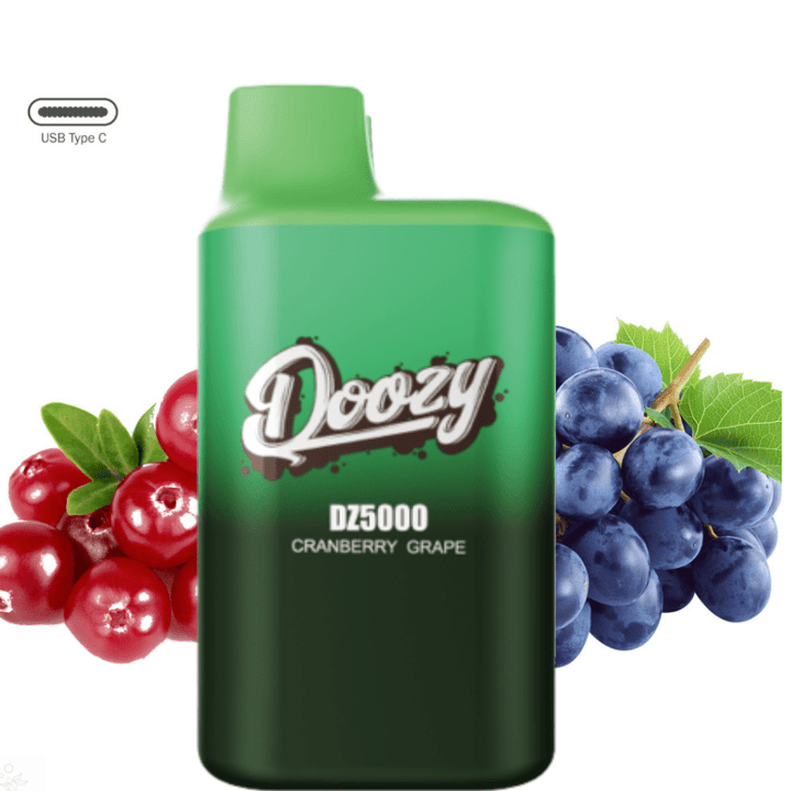 Doozy DZ5000 Disposable Vape-Cranberry Grape 5000 Puffs / 20mg Airdrie Vape SuperStore and Bong Shop Alberta Canada