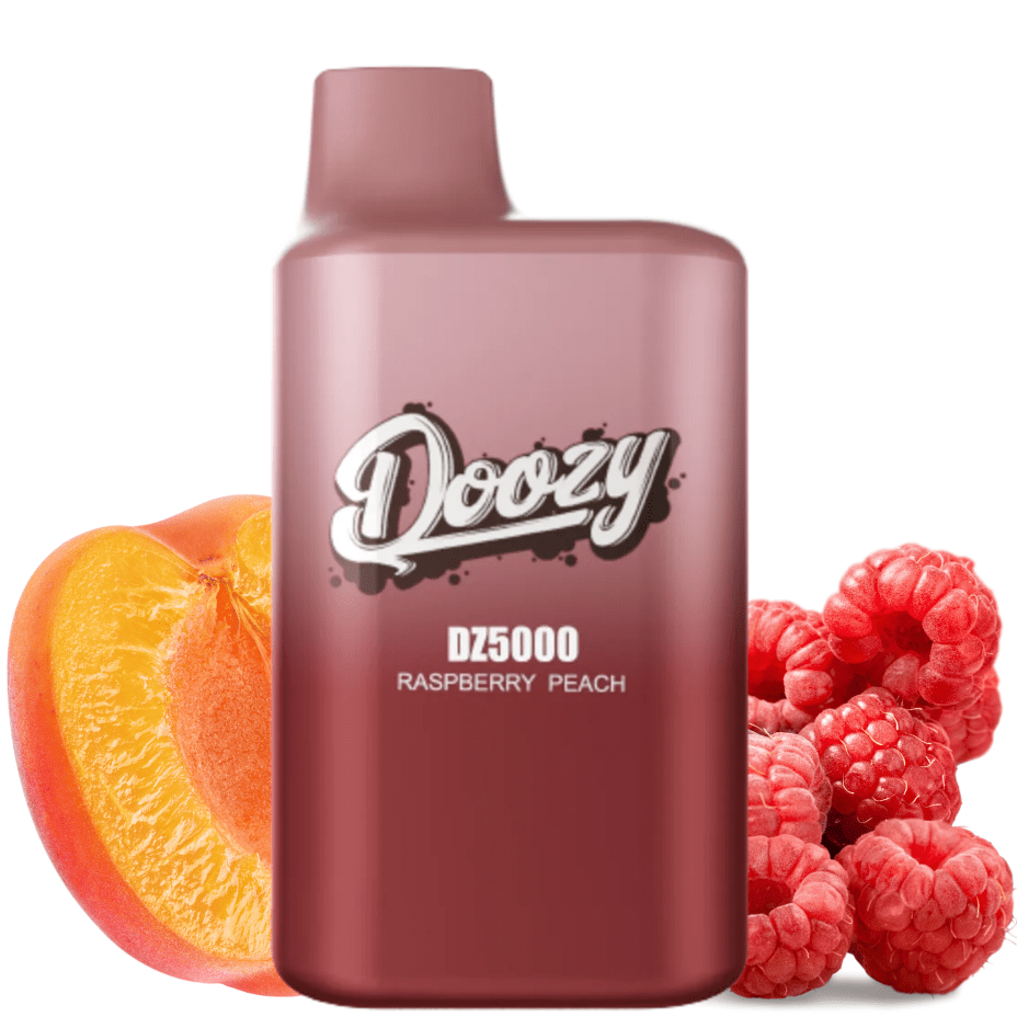 Doozy DZ5000 Rechargeable Disposable Vape-Raspberry Peach 5000 Puffs / 20mg Airdrie Vape SuperStore and Bong Shop Alberta Canada