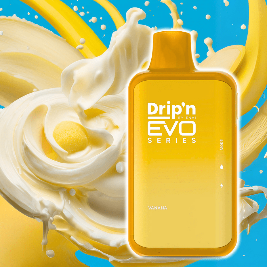 Drip'n by Envi EVO 28k Disposable Vape-Vanana 28000 Puffs / 20mg Airdrie Vape SuperStore and Bong Shop Alberta Canada