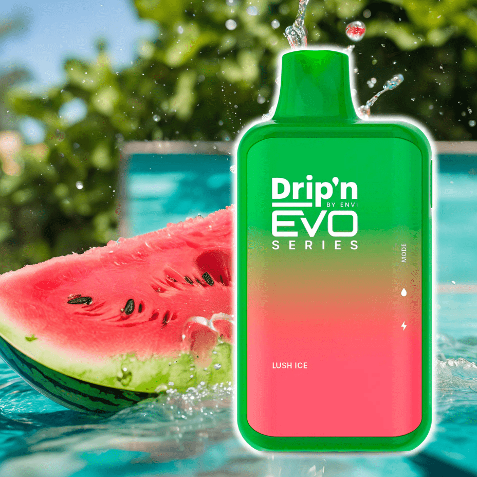 Drip'n Envi EVO 28k Disposable Vape - Lush Ice 28000 Puffs / 20mg Airdrie Vape SuperStore and Bong Shop Alberta Canada