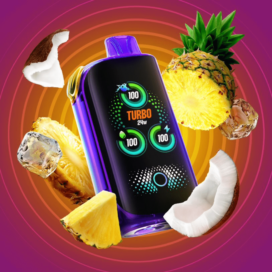 Envi Drip'n x Fasta Blast 30K Disposable Vape-Pineapple + Coconut Fusion Airdrie Vape SuperStore and Bong Shop Alberta Canada