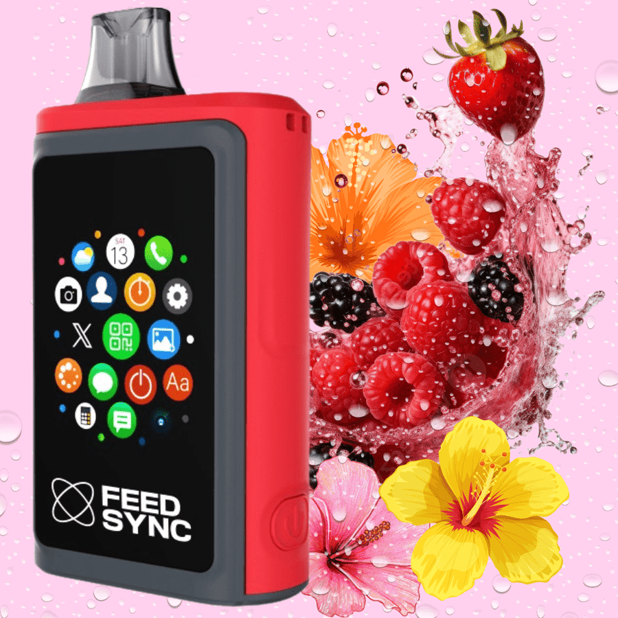 FEED Sync 25K Disposable Vape - Berry Blossom 25000 Puffs / 20mg Airdrie Vape SuperStore and Bong Shop Alberta Canada