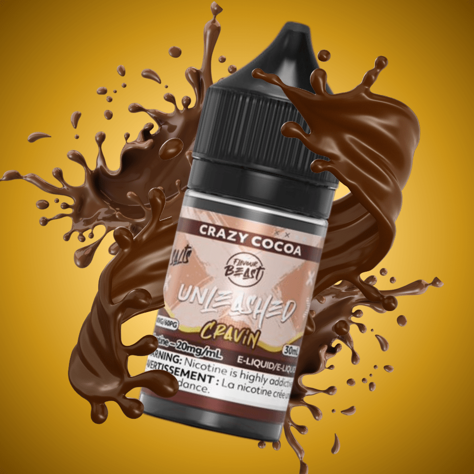 Flavor Beast Unleashed Cravin Salts-Crazy Cocoa 30ml / 20mg Airdrie Vape SuperStore and Bong Shop Alberta Canada