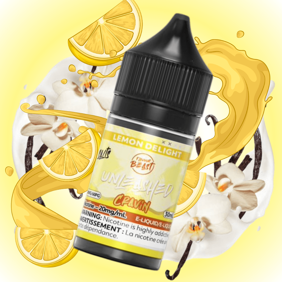 Flavor Beast Unleashed Cravin Salts-Lemon Delight 30ml / 20mg Airdrie Vape SuperStore and Bong Shop Alberta Canada