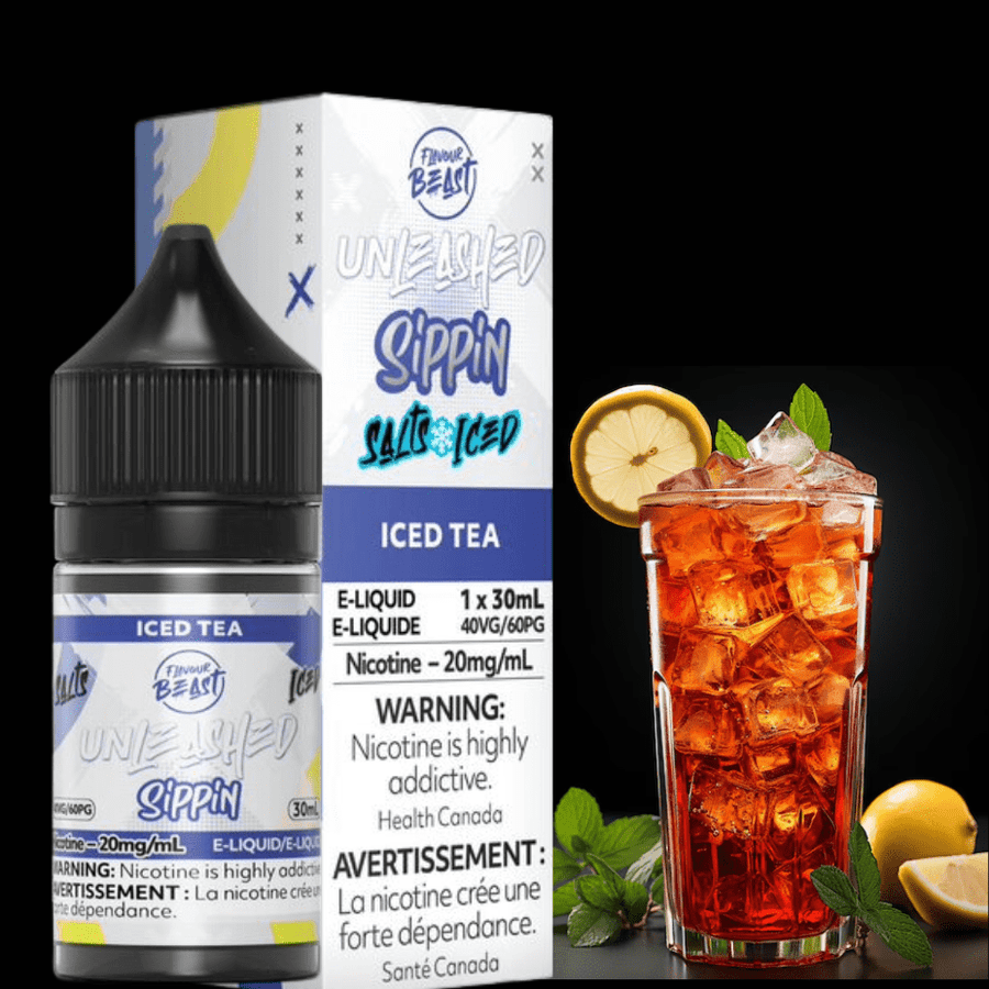 Flavor Beast Unleashed Sippin Salts-Iced Tea 30ml / 20mg Airdrie Vape SuperStore and Bong Shop Alberta Canada