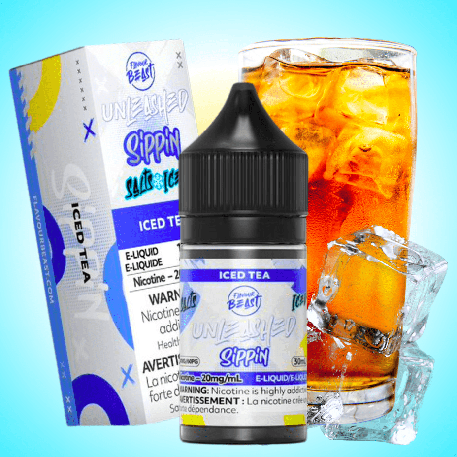 Flavor Beast Unleashed Sippin Salts-Iced Tea 30ml / 20mg Airdrie Vape SuperStore and Bong Shop Alberta Canada