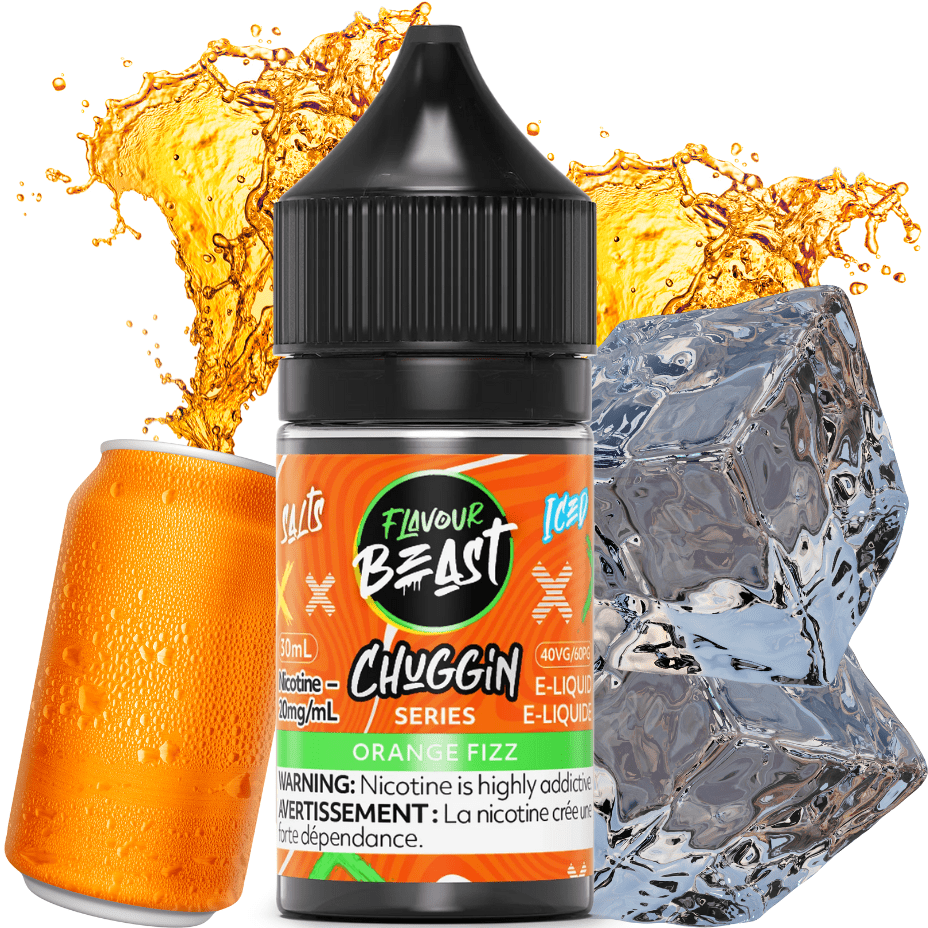 Flavour Beast Chuggin' Salt-Orange Fizz 30ml / 20mg Airdrie Vape SuperStore and Bong Shop Alberta Canada