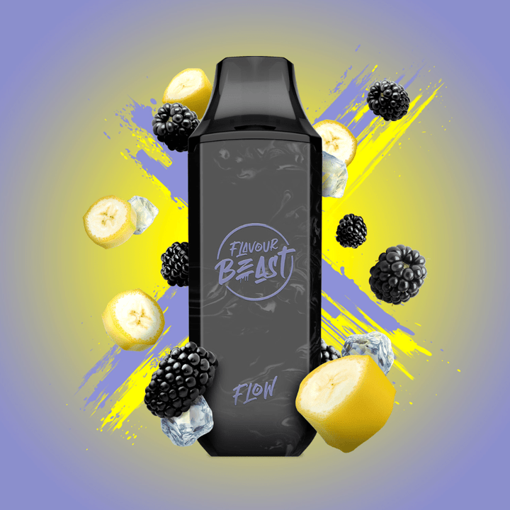 Flavour Beast Flow Disposable Vape-Blazin' Banana Blackberry 4000 Puffs / 20mg Airdrie Vape SuperStore and Bong Shop Alberta Canada