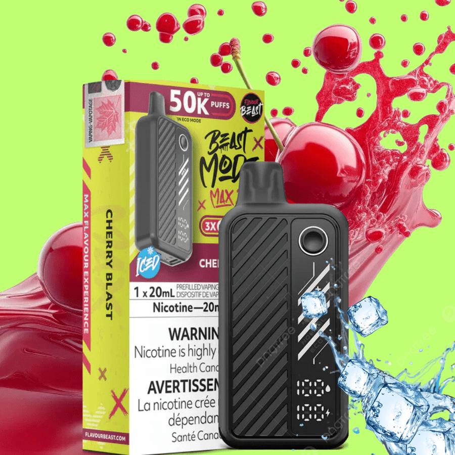 Flavour Beast Max 2 Disposable Vape-Cherry Blast Airdrie Vape SuperStore and Bong Shop Alberta Canada