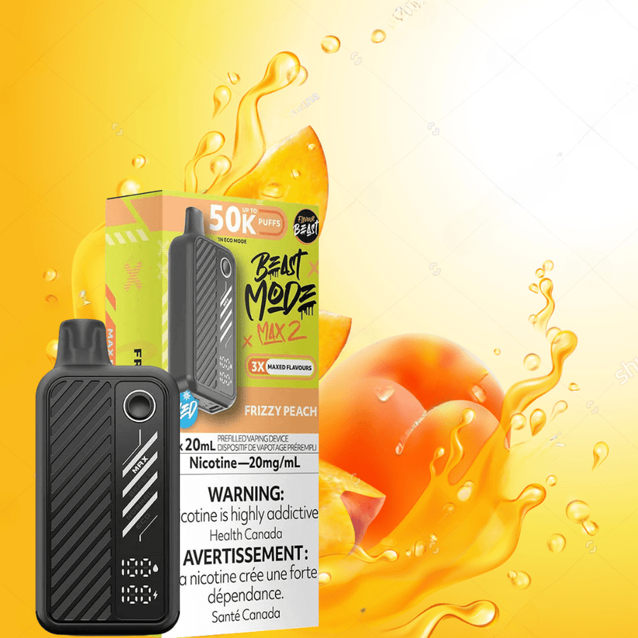 Flavour Beast Max 2 Disposable Vape-Fizzy Peach Airdrie Vape SuperStore and Bong Shop Alberta Canada