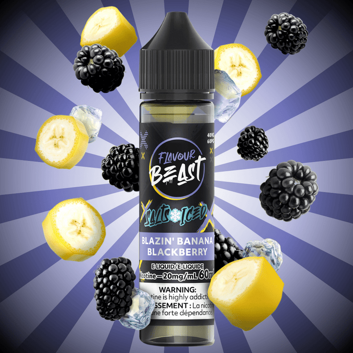 Flavour Beast Salt-Blazzin Banana Blackberry-60ml 60mL / 20mg Airdrie Vape SuperStore and Bong Shop Alberta Canada