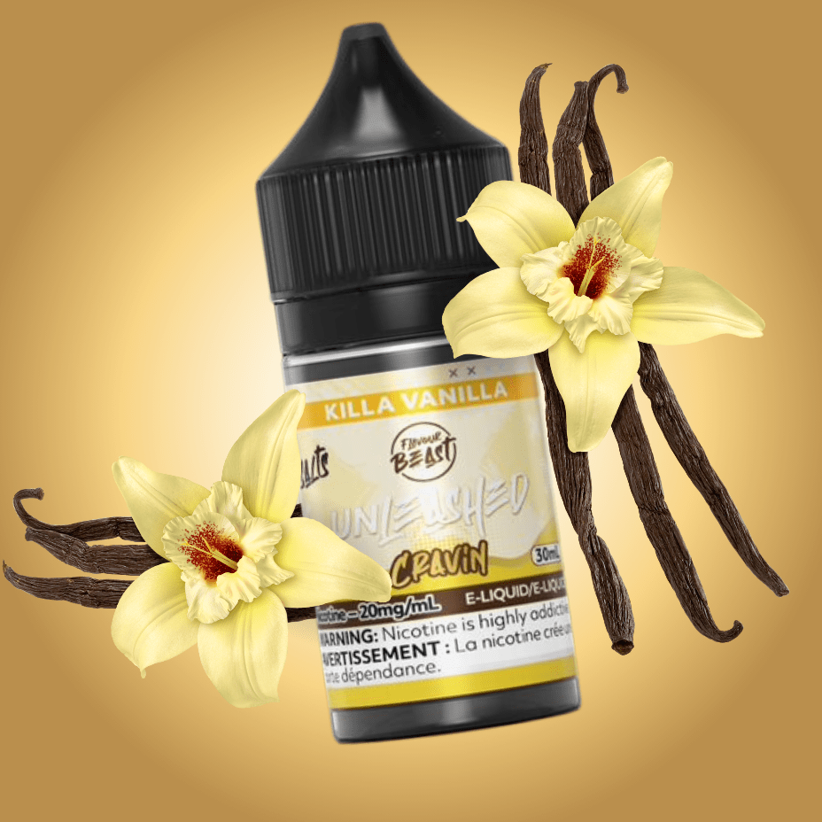 Flavour Beast Unleashed Cravin Salts-Killa Vanilla 30ml / 20mg Airdrie Vape SuperStore and Bong Shop Alberta Canada