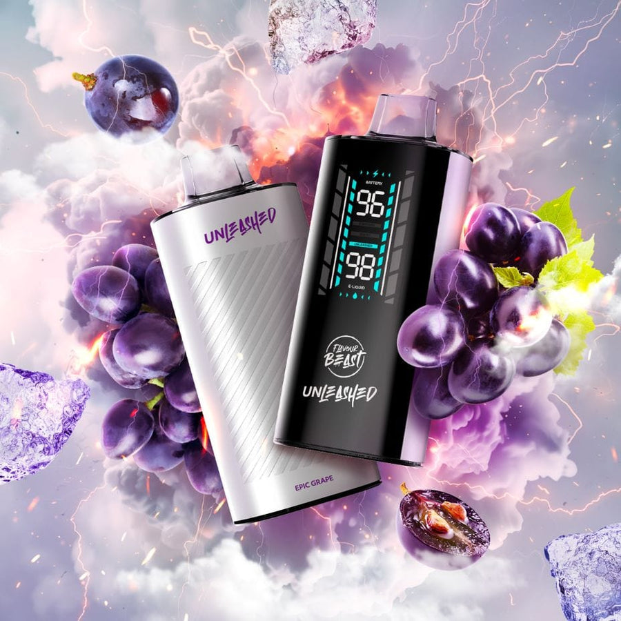 Flavour Beast Unleashed DCP 20K Disposable Vape - Epic Grape Airdrie Vape SuperStore and Bong Shop Alberta Canada